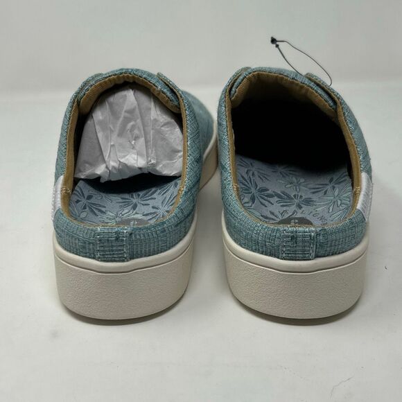 Spenco Revitalign Harmony Petals Blue Slip On Shoes Sz 7 Comfort Orthotic - Picture 4 of 9